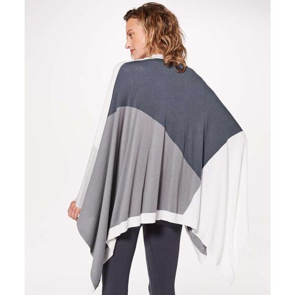 LULULEMON Hatha Wrap OSFA-OSFM Nebula / Raceway Grey / White EUC $128 MSRP - Picture 6 of 8